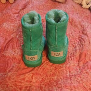 UGG Kids Vibrant Green Boots